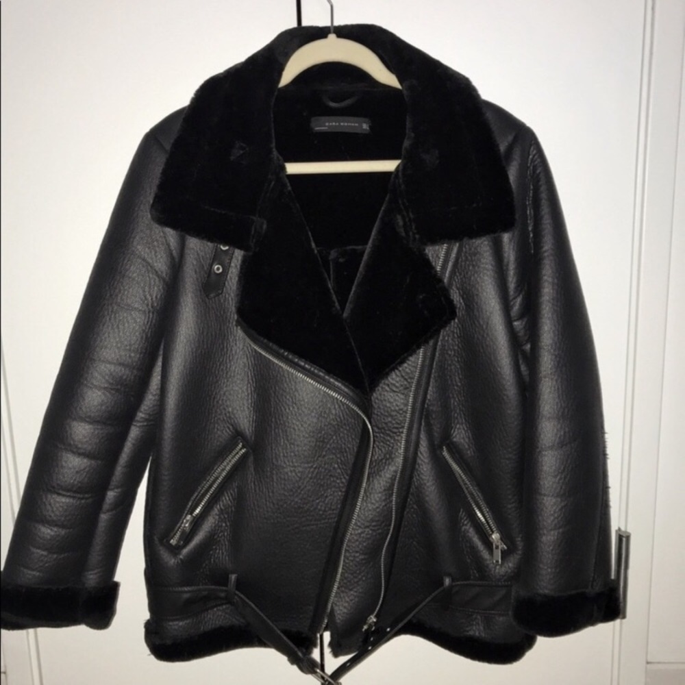 Zara (Acne inspired) Moto Coat